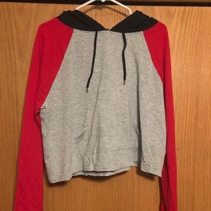 cropped sweatshirt